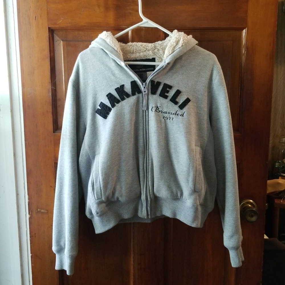 Makaveli zip-up hoodie